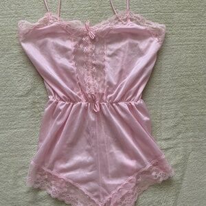Ladies pink teddy